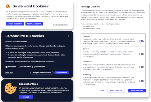 Cookie Banner Design